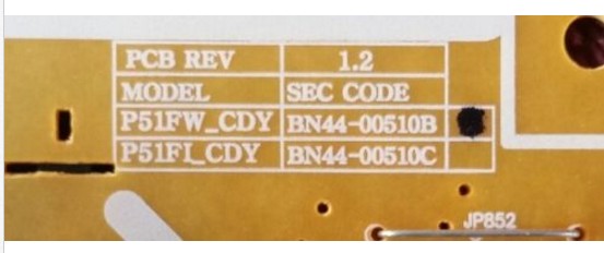 SAMSUNG NETZTEILKARTE BN44-00510B BN44-00510C